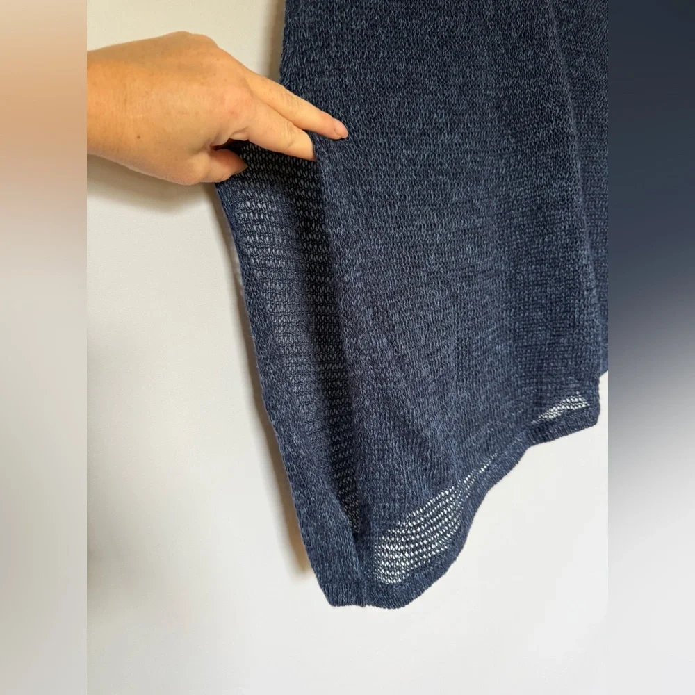 EILEEN FISHER Linen Asymmetrical Sweater - Picture 5 of 7